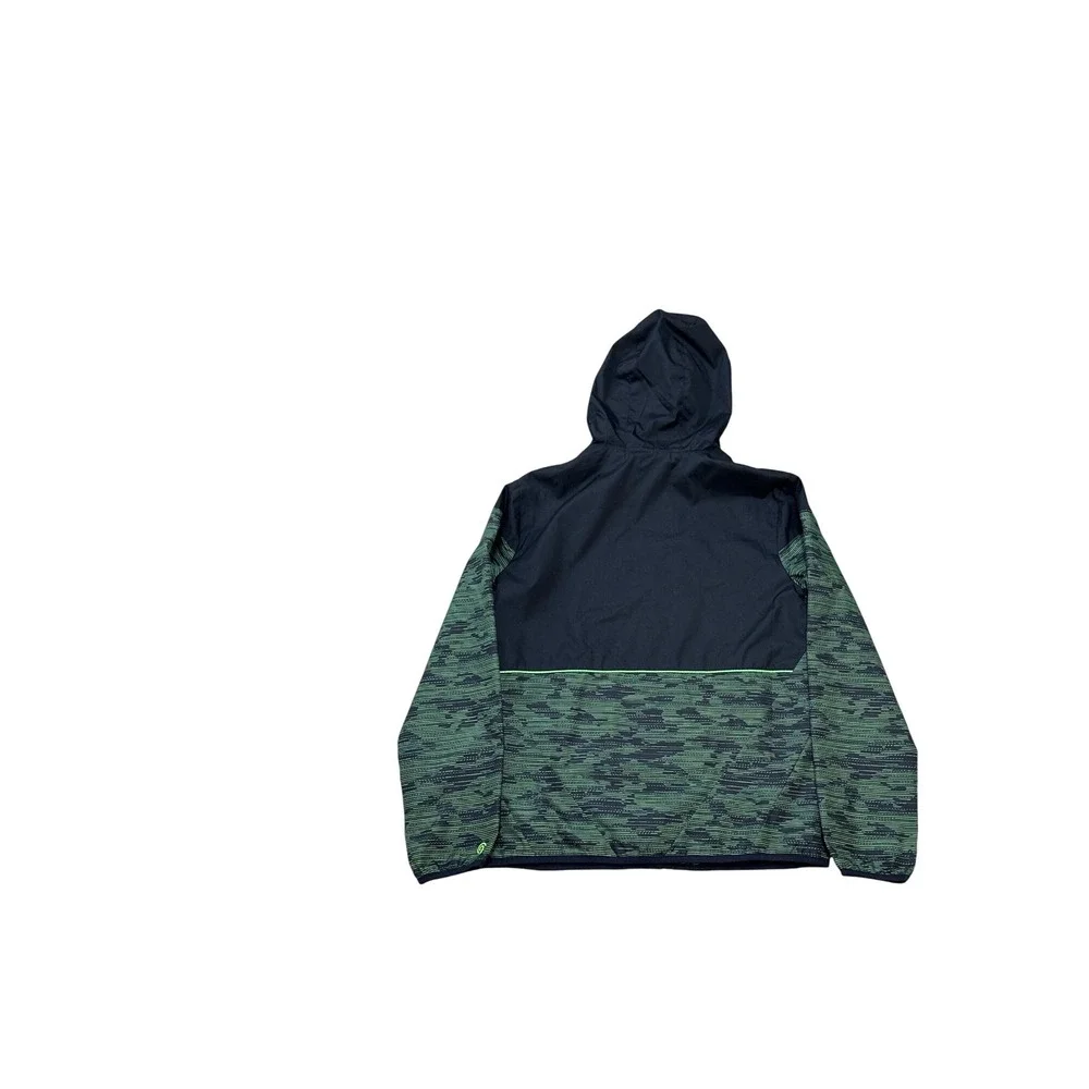 Champion Kids Green Camo Hooded Zip Up Jacket - Size‎ S (6-7)